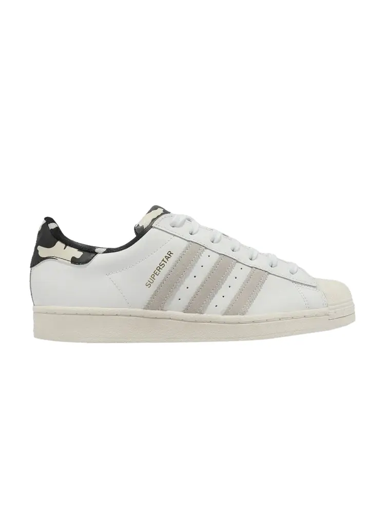 Кроссовки adidas Superstar 'White Black Camo' — изображение 1 из 1, белый/белый/белый