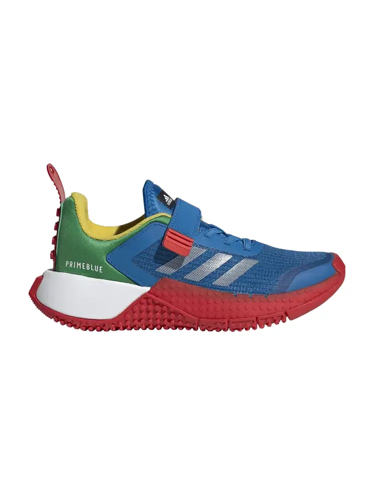 Кроссовки adidas LEGO x Sport J 'Shock Blue Green' — изображение 1 из 1, синий/белый/зеленый