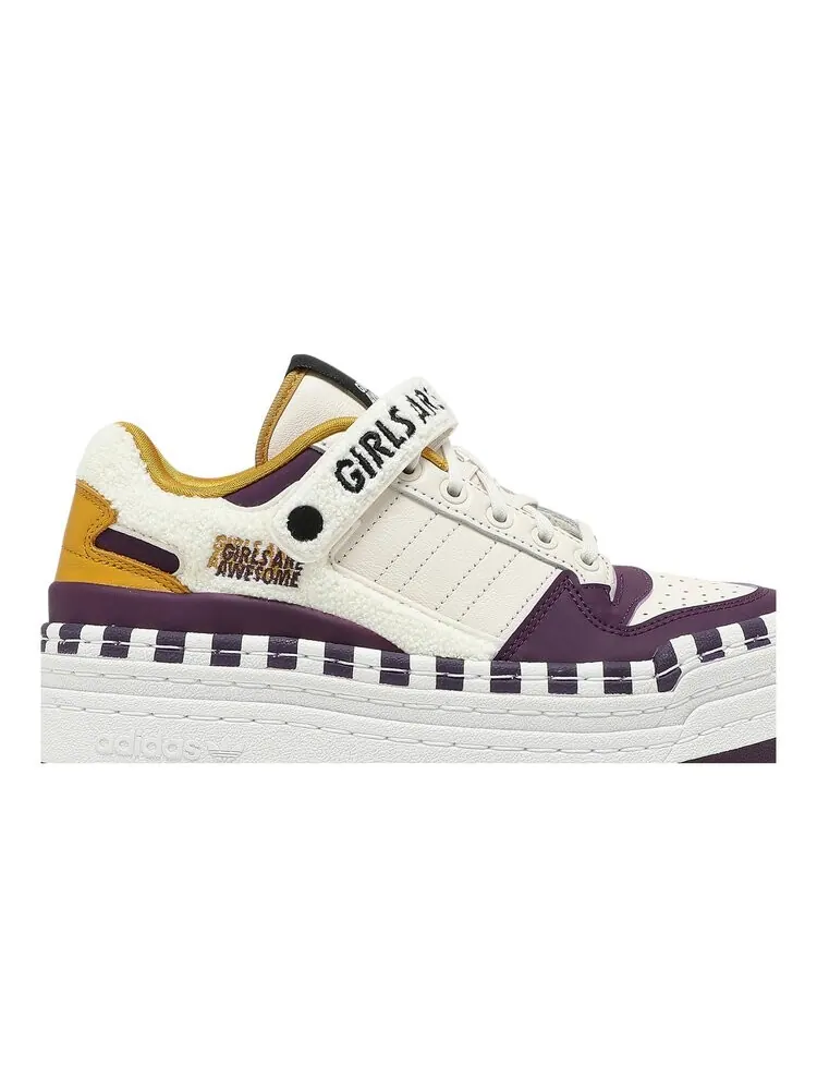 Кроссовки Adidas Triple Platform Low x Girls Are Awesome — изображение 2 из 4, белый