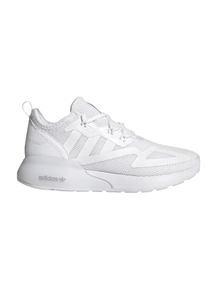 Кроссовки adidas ZX 2K J 'Triple White' — изображение 1 из 1, белый/белый/серый
