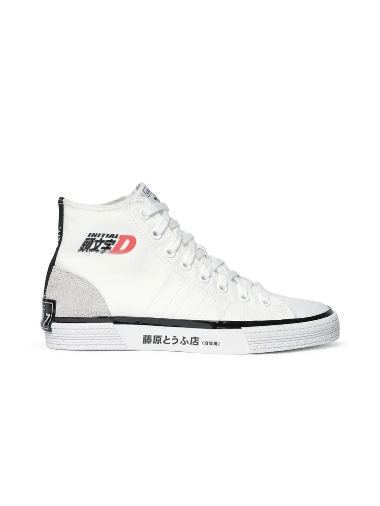 Кроссовки Adidas Initial D x Bait x Nizza High — изображение 1 из 4, белый