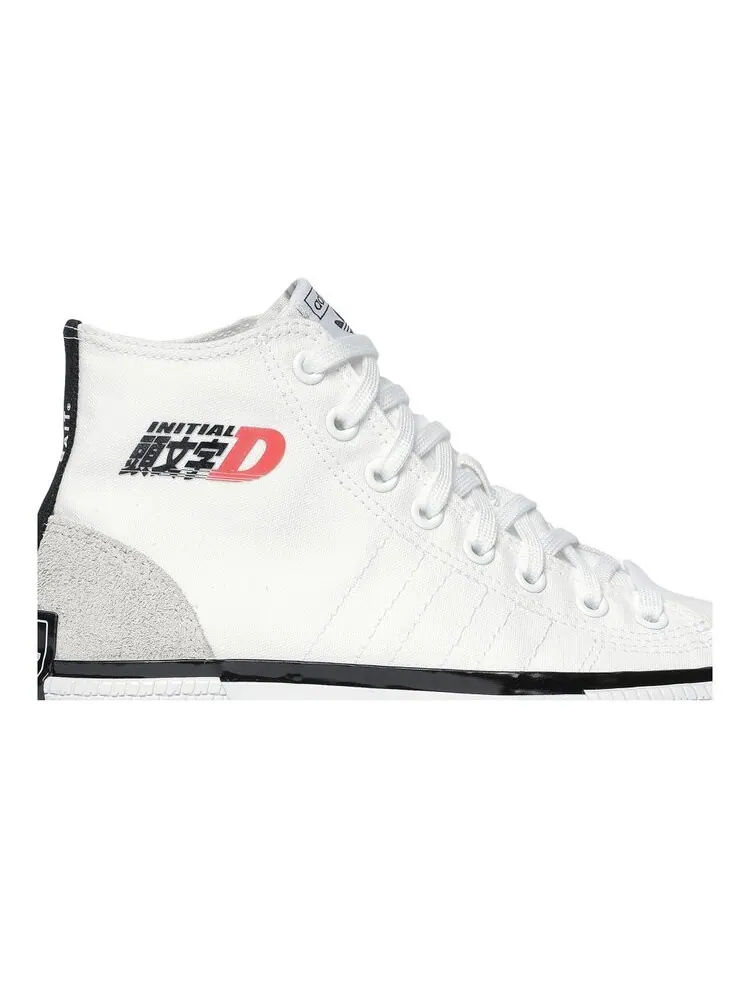 Кроссовки Adidas Initial D x Bait x Nizza High — изображение 2 из 4, белый