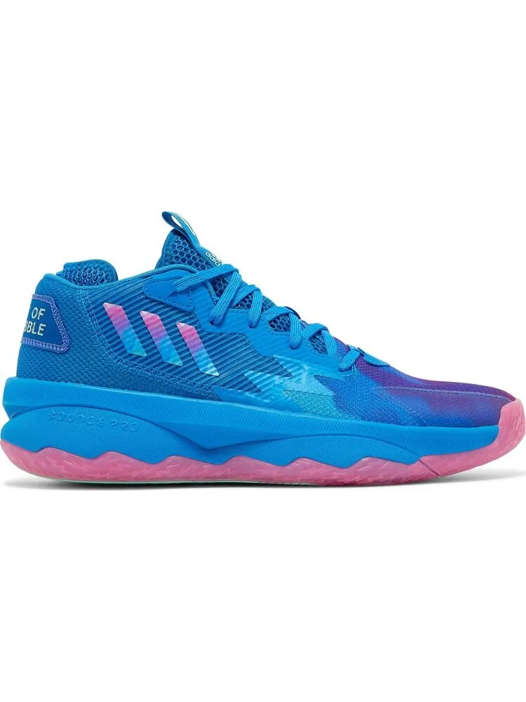 Кроссовки Adidas Dame 8 'Battle Of The Bubble' — изображение 1 из 8, синий