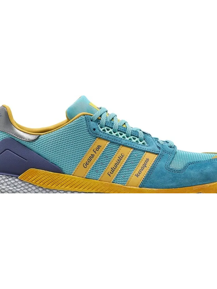 Кроссовки Adidas Human Made x Questar 'Light Aqua' — изображение 2 из 8, синий