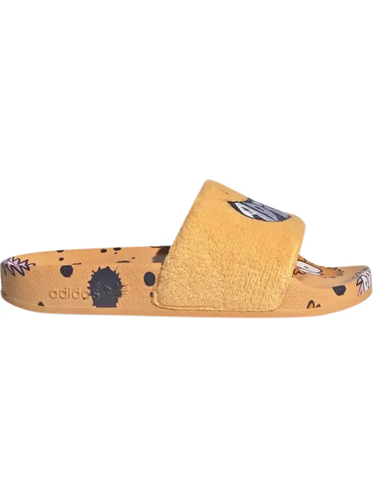 Сандалии Adidas Kevin Lyons x Adilette Slide J 'Monster' — изображение 1 из 1, оранжевый