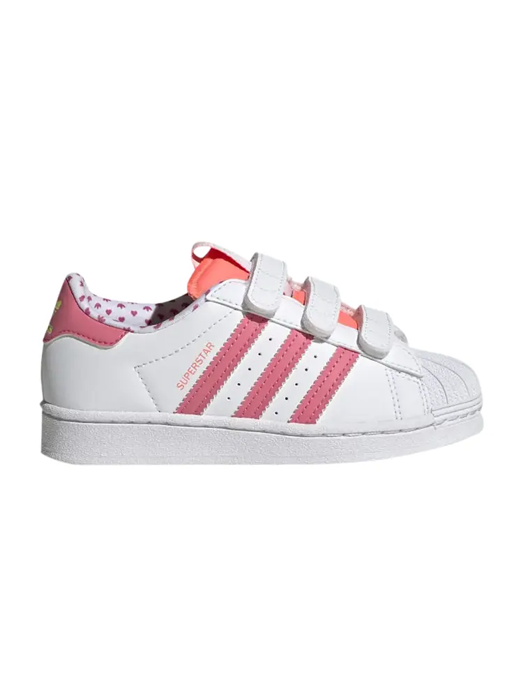 Кроссовки Adidas Superstar Shell Toe Little Kid — изображение 1 из 1, белый