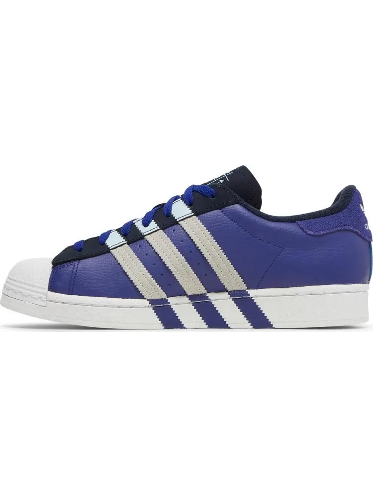 Кроссовки Adidas Superstar 'Extended Midfoot Stripes - Legacy Indigo' — изображение 3 из 8, синий