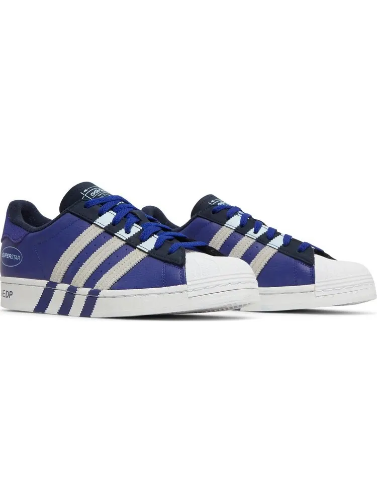 Кроссовки Adidas Superstar 'Extended Midfoot Stripes - Legacy Indigo' — изображение 8 из 8, синий