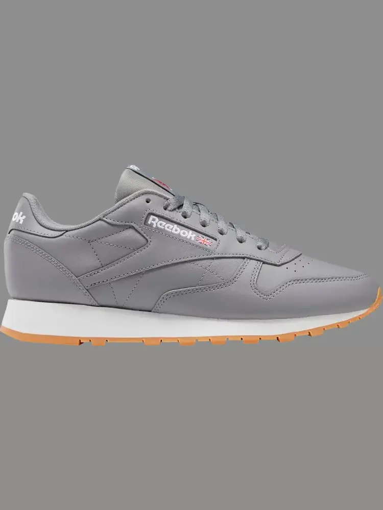 Кроссовки Reebok Classic Leather 'Pure Grey Gum' — изображение 1 из 1, серый