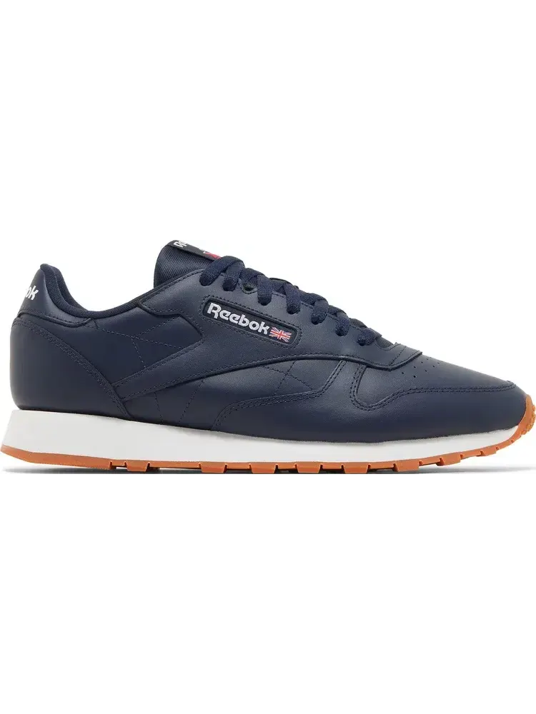Кроссовки classic leather 'vector navy gum' Reebok — изображение 1 из 8, синий