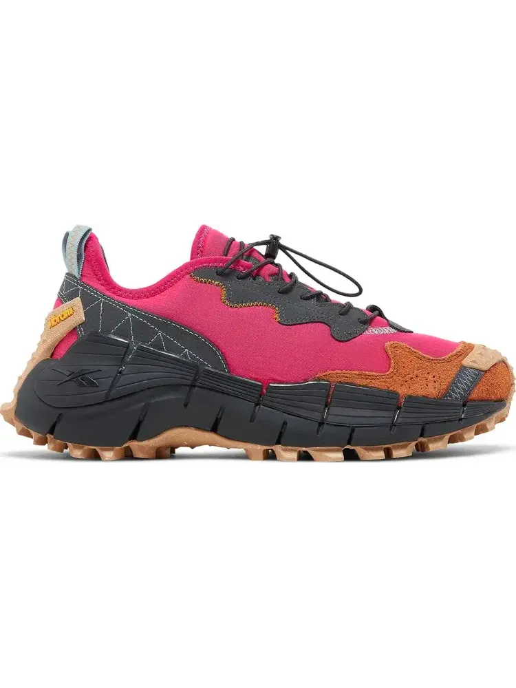 Кроссовки flintstones meet jetsons x zig kinetica 2 edge 'pursuit pink' Reebok — изображение 1 из 8, розовый