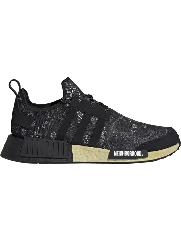 Кроссовки Adidas Neighborhood x NMD_R1 'Black Paisley Bandana' — изображение 1 из 1, черный