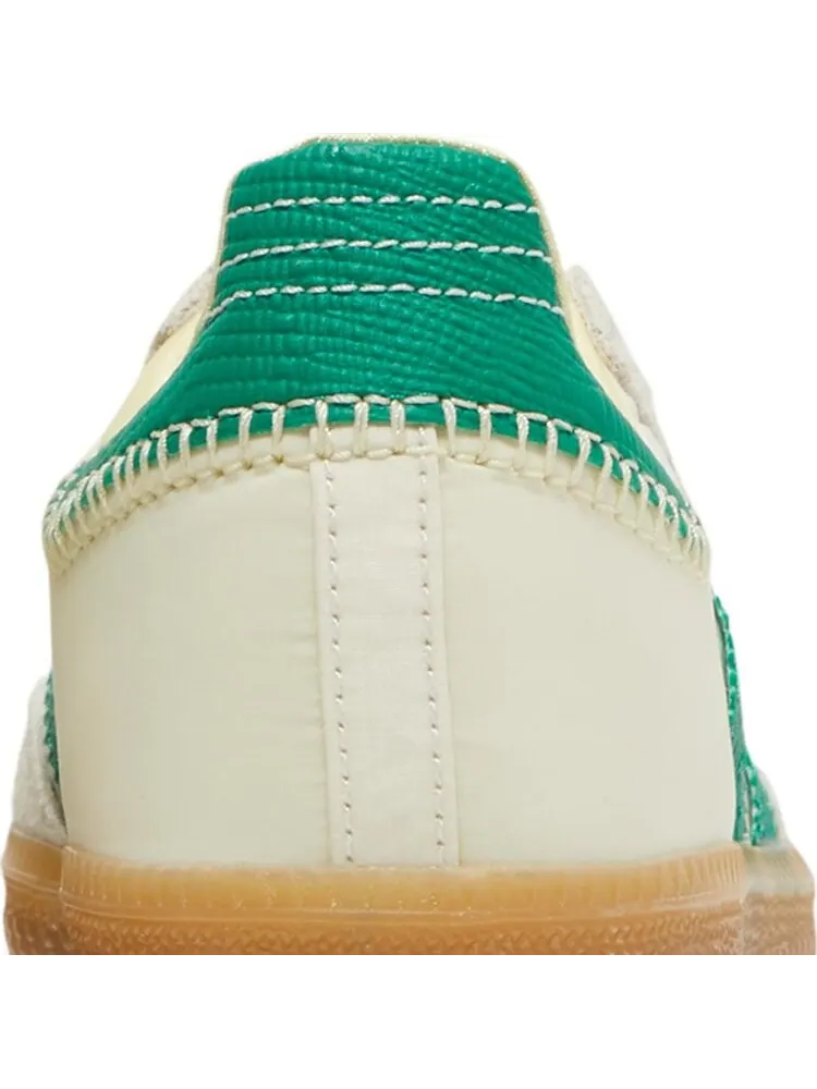 Кроссовки Adidas Wales Bonner x Samba 'Cream White Bold Green' — изображение 7 из 8, бежевый