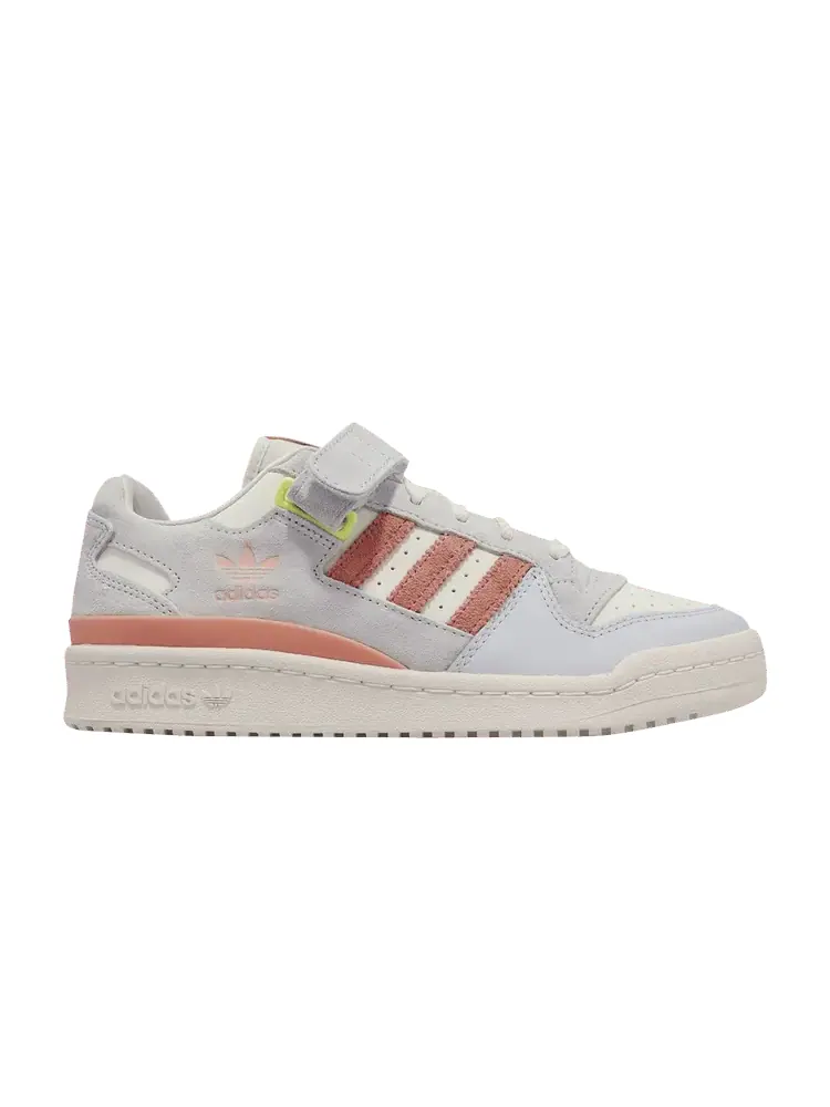 Кроссовки adidas Wmns Forum Low 'Blue Tint Pink' — изображение 1 из 1, белый/желтый/синий