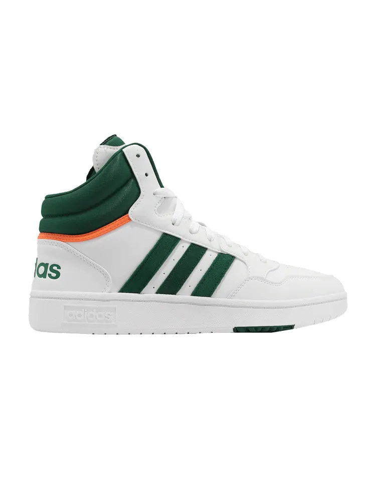 Кроссовки adidas Hoops 3.0 Mid 'White Collegiate Green' — изображение 1 из 1, белый/зеленый