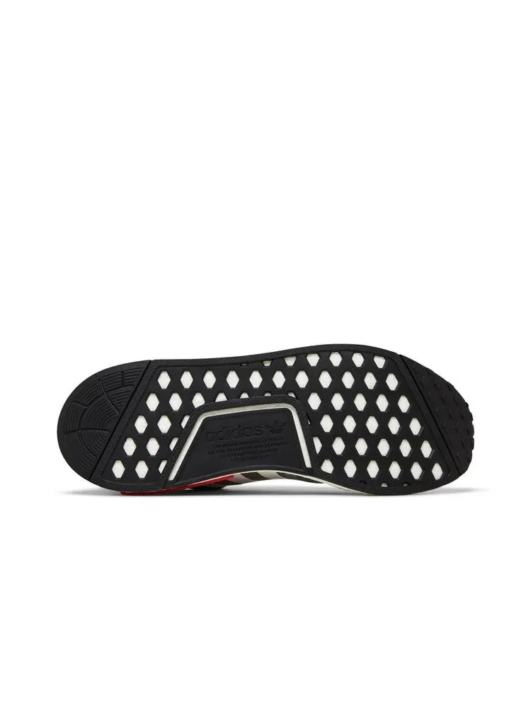 Кроссовки adidas NMD_R1 'Grey Vivid Red' — изображение 5 из 9, серый/белый/красный