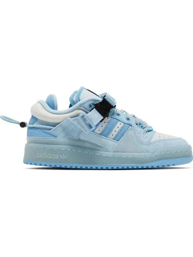 Кроссовки Adidas Bad Bunny x Forum Buckle Low Big Kid 'Blue Tint' — изображение 1 из 8, синий