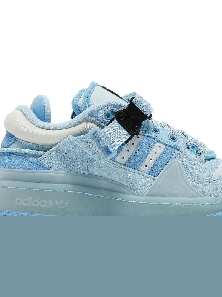 Кроссовки Adidas Bad Bunny x Forum Buckle Low Big Kid 'Blue Tint' — изображение 2 из 8, синий
