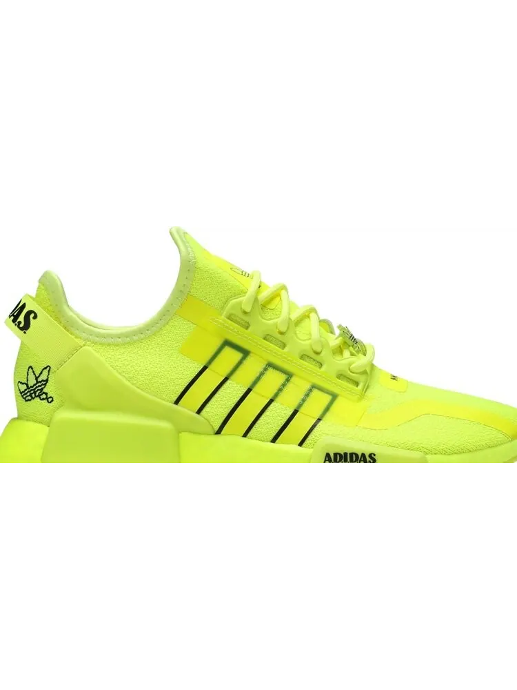 Кроссовки Adidas NMD_R1 V2 J 'Solar Yellow' — изображение 2 из 8, желтый