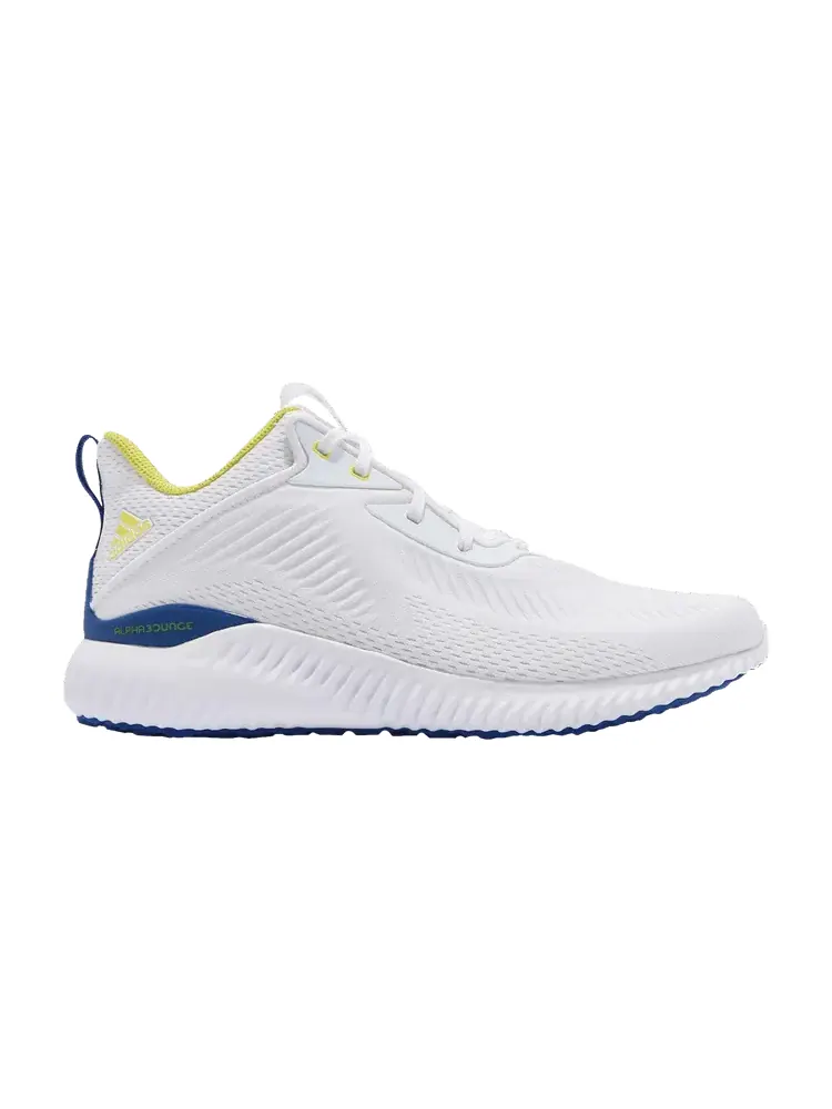 Кроссовки adidas Alphabounce EK 'White Royal Yellow' — изображение 1 из 1, белый/синий/желтый