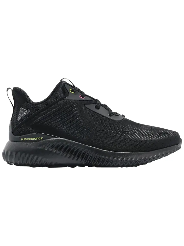 Кроссовки adidas Alphabounce EK 'Black Acid Yellow' — изображение 1 из 1, черный