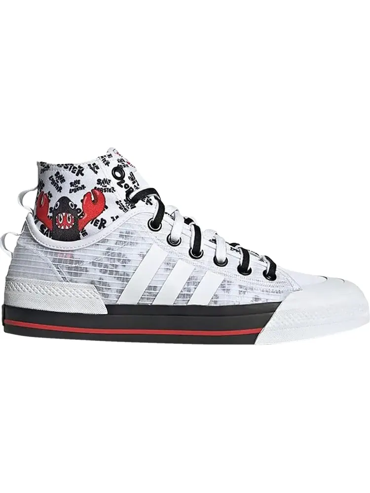 Кроссовки Adidas Nizza High DL — изображение 1 из 1, белый