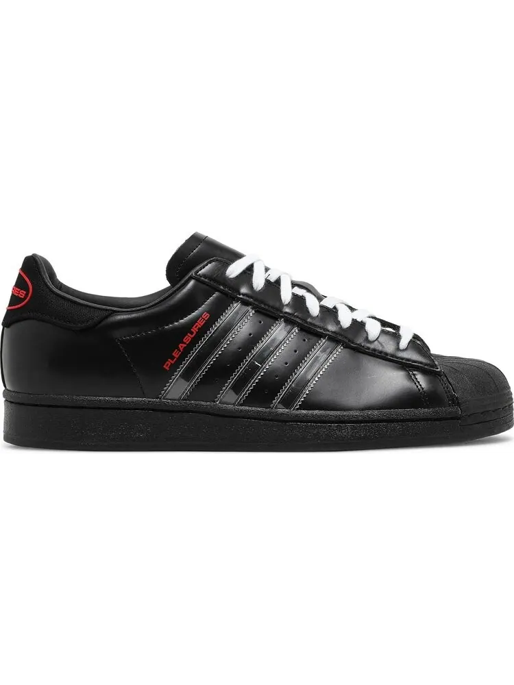 Кроссовки Adidas Pleasures x Superstar 'Black' — изображение 1 из 8, черный