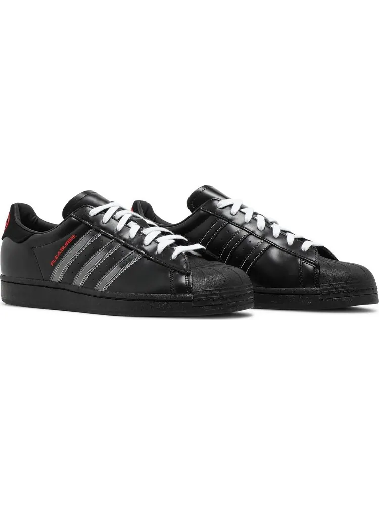 Кроссовки Adidas Pleasures x Superstar 'Black' — изображение 8 из 8, черный