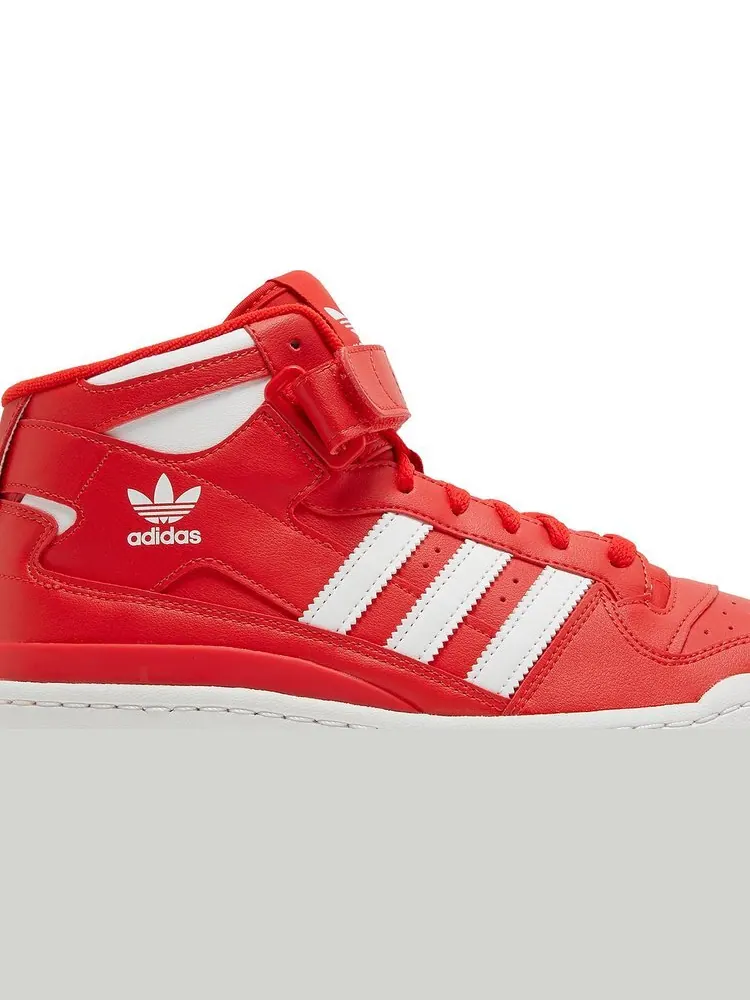 Кроссовки Adidas Forum Mid 'Red' — изображение 2 из 8, красный