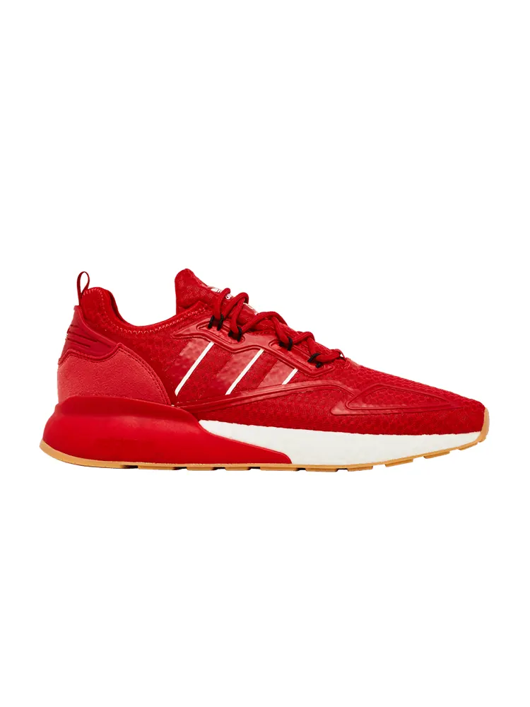 Кроссовки adidas ZX 2K Boost 'Scarlet Gum' — изображение 1 из 9, белый