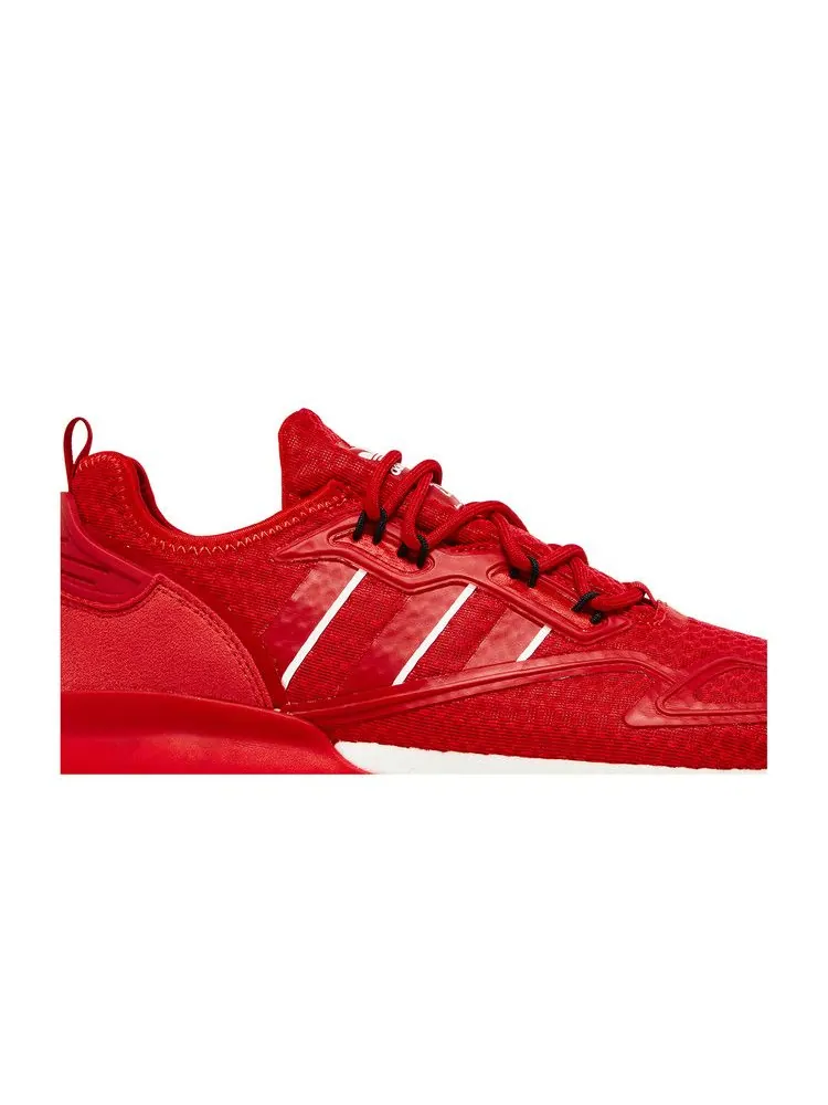 Кроссовки adidas ZX 2K Boost 'Scarlet Gum' — изображение 3 из 9, белый