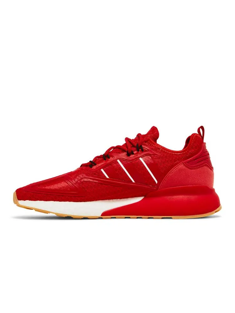 Кроссовки adidas ZX 2K Boost 'Scarlet Gum' — изображение 4 из 9, белый