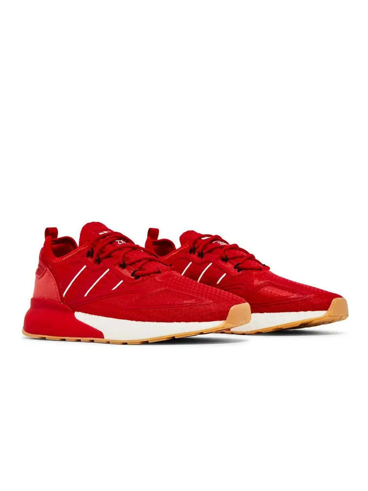 Кроссовки adidas ZX 2K Boost 'Scarlet Gum' — изображение 9 из 9, белый