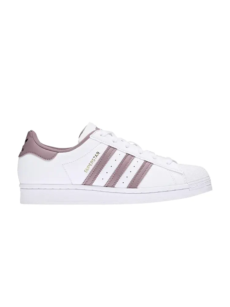 Кроссовки adidas Wmns Superstar 'White Magic Mauve' — изображение 1 из 1, белый//белый
