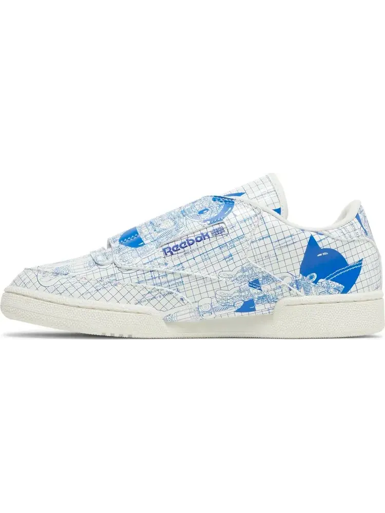 Кроссовки bait x astro boy x club c stomper 'blueprint' Reebok — изображение 3 из 8, белый