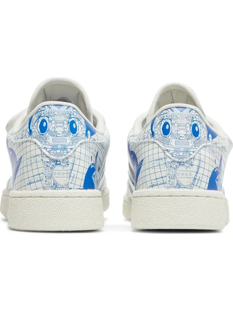 Кроссовки bait x astro boy x club c stomper 'blueprint' Reebok — изображение 6 из 8, белый