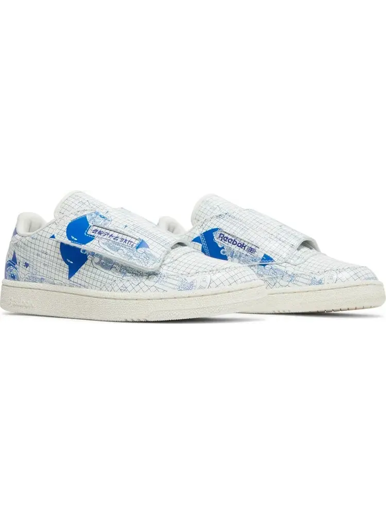 Кроссовки bait x astro boy x club c stomper 'blueprint' Reebok — изображение 8 из 8, белый