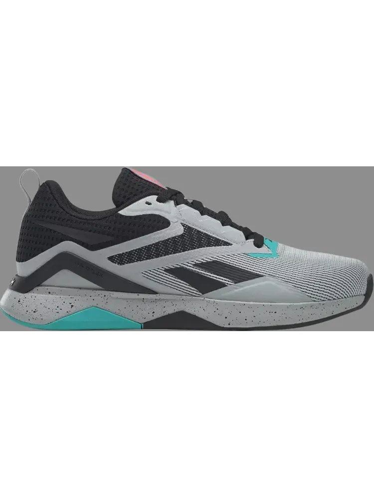 Кроссовки nanoflex v2 'grey classic teal' Reebok — изображение 1 из 1, черный