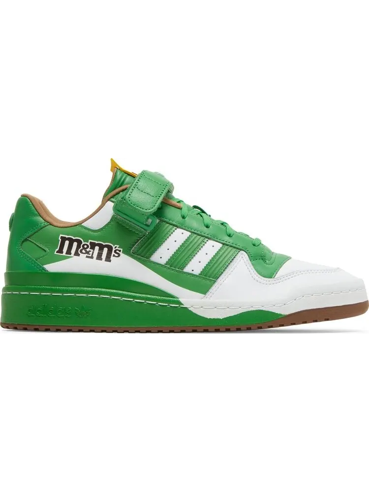Кроссовки Adidas M&M's x Forum '84 Low 'Green' — изображение 1 из 8, зеленый