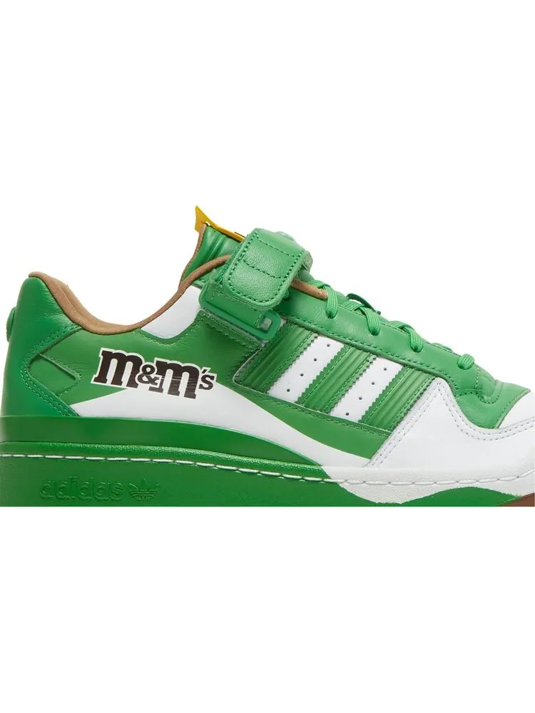 Кроссовки Adidas M&M's x Forum '84 Low 'Green' — изображение 2 из 8, зеленый