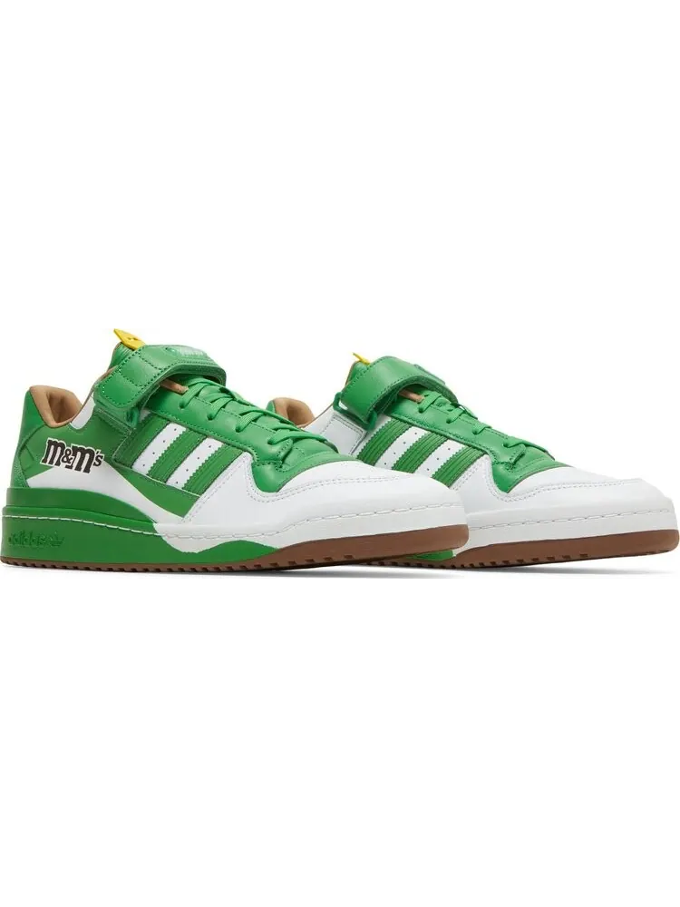 Кроссовки Adidas M&M's x Forum '84 Low 'Green' — изображение 8 из 8, зеленый