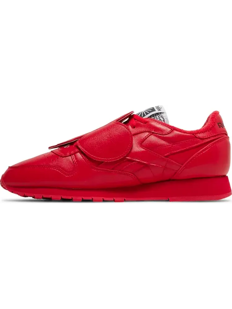 Кроссовки eames office x classic leather 'eames elephant - vector red' Reebok — изображение 3 из 8, красный