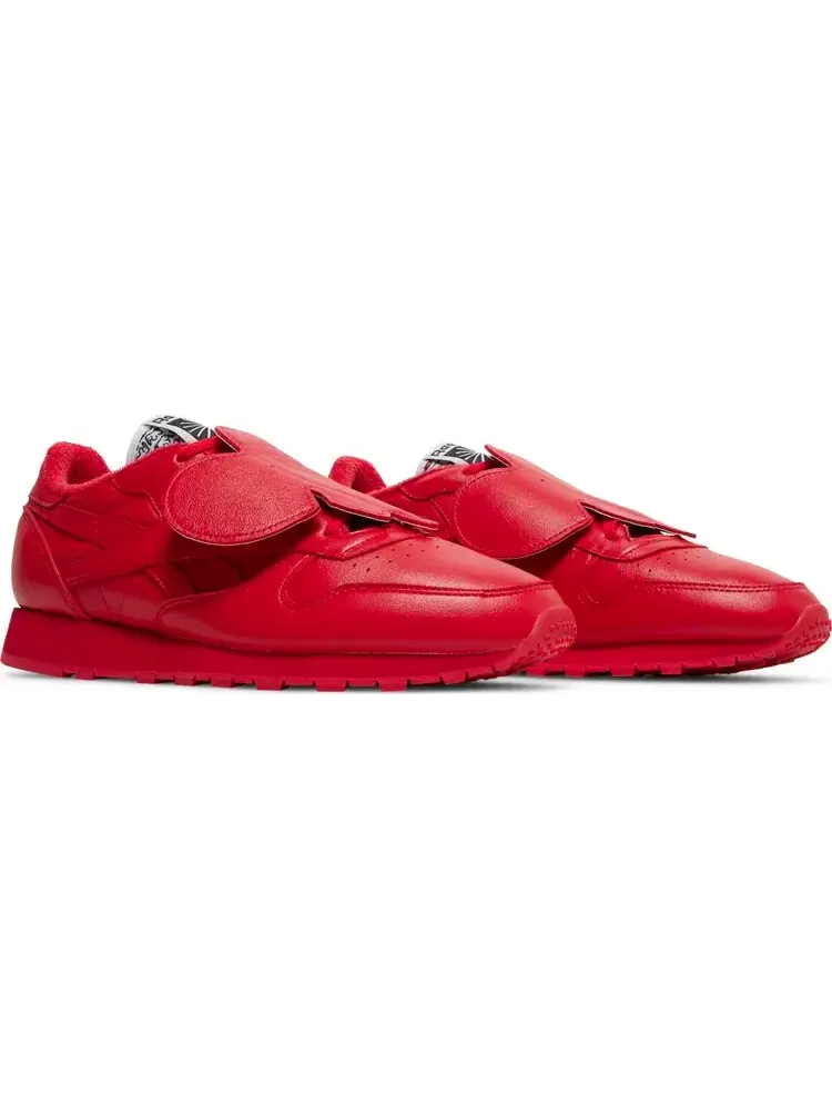 Кроссовки eames office x classic leather 'eames elephant - vector red' Reebok — изображение 8 из 8, красный