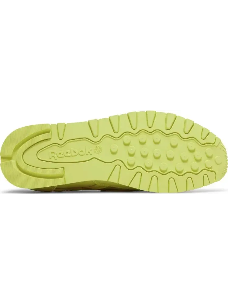 Кроссовки eames office x classic leather 'eames elephant - cool aloe' Reebok — изображение 4 из 8, желтый