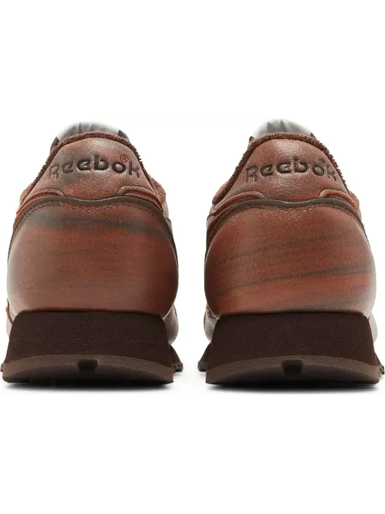 Кроссовки eames office x classic leather 'rosewood' Reebok — изображение 6 из 8, коричневый