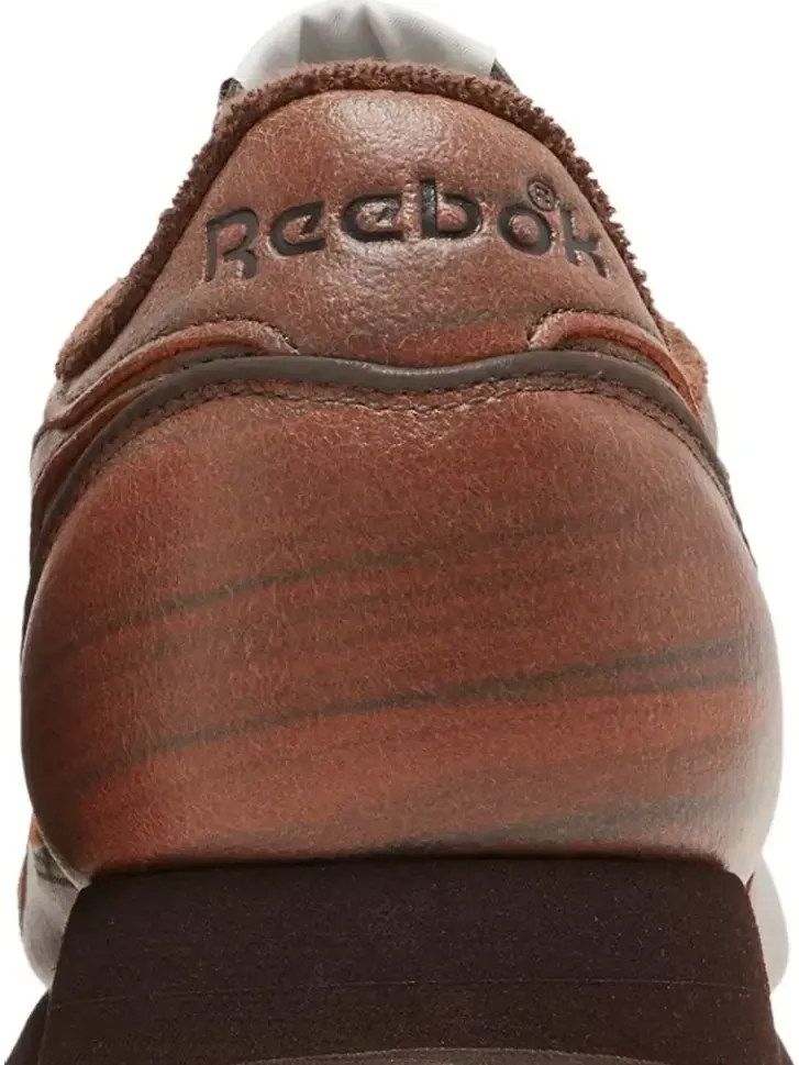 Кроссовки eames office x classic leather 'rosewood' Reebok — изображение 7 из 8, коричневый