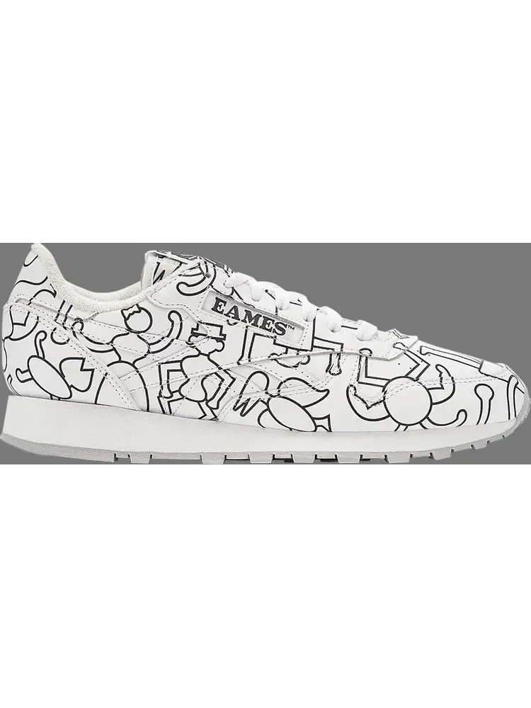 Кроссовки Reebok Classic Leather 'Coloring Toy' x Eames Office — изображение 1 из 1, белый
