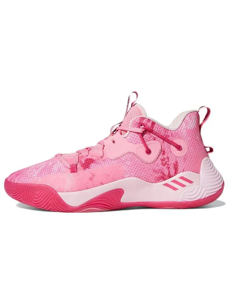 Кроссовки Adidas Harden Stepback 3 'Bliss Pink' — изображение 4 из 6, розовый