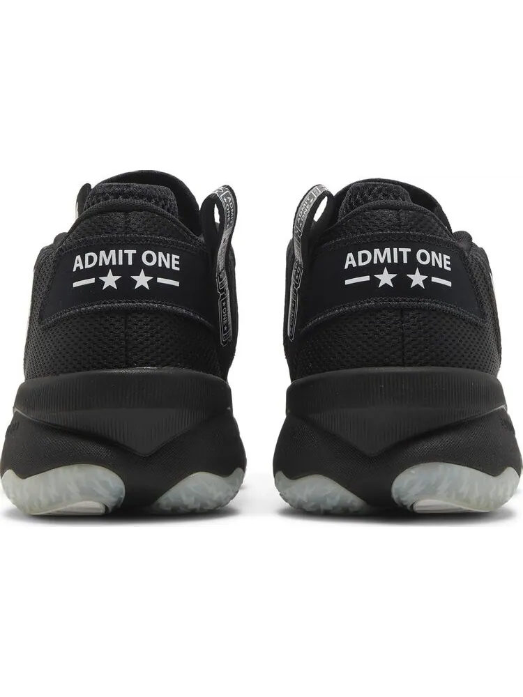 Кроссовки Adidas Dame 8 'Admit One - Core Black' — изображение 6 из 8, черный
