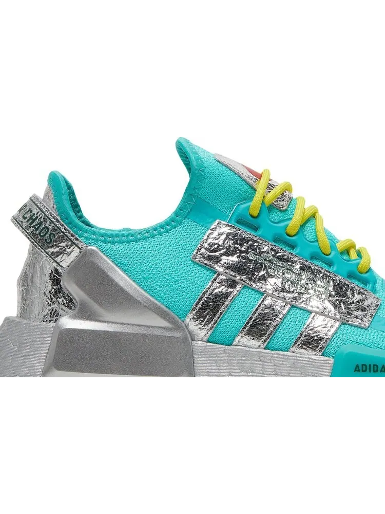 Кроссовки Adidas South Park x NMD_R1 V2 'Professor Chaos' — изображение 2 из 8, бирюзовый